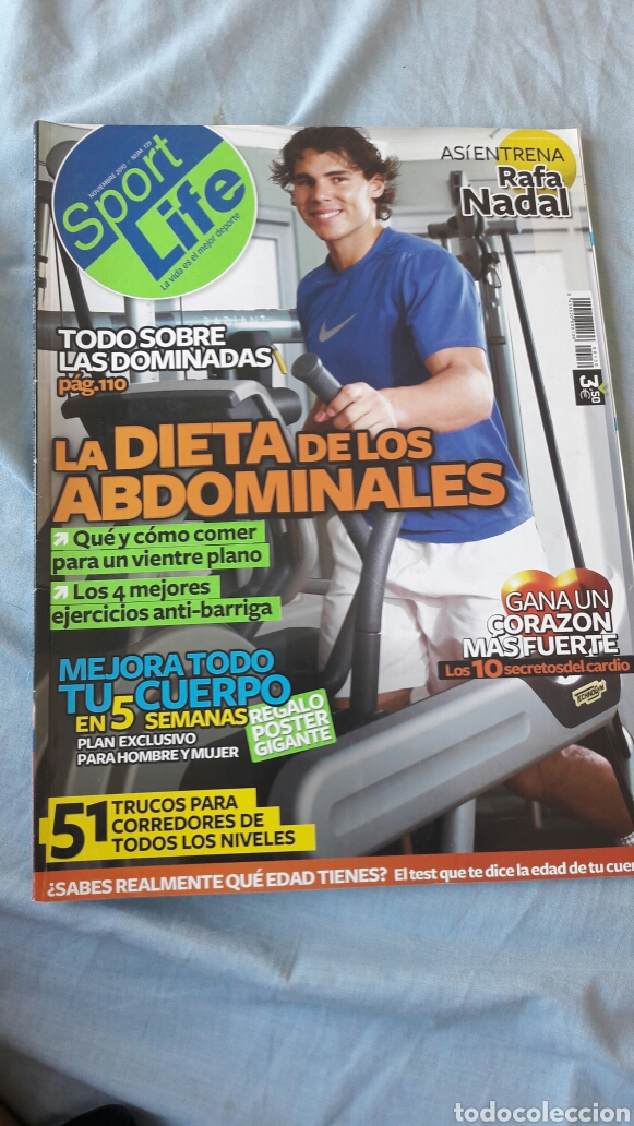 Collectionnisme de Revues et Journaux: Revista Sport Life Noviembre 2010 Portada Rafa Nadal