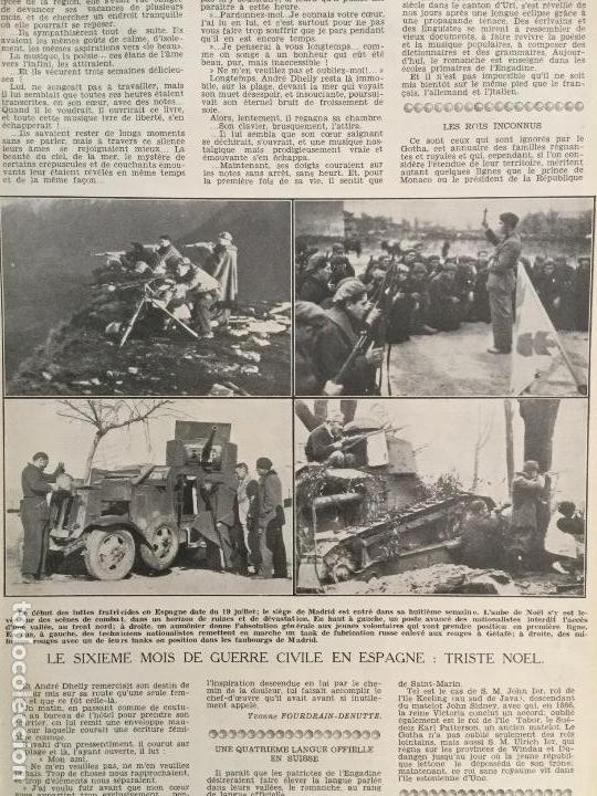 Collection Magazines and Newspapers: LA GUERRA CIVIL ESPA&Ntilde;OLA .MADRID GETAFE.REVISTA A&Ntilde;O 1937