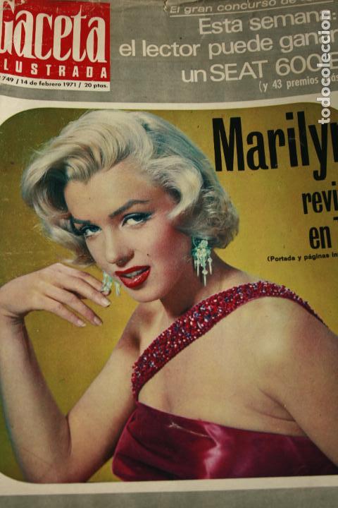 Coleccionismo de revistas y peri&oacute;dicos: MARILYN MONROE OLIMPIADAS MUNICH  JOSE MARIA PORCIOLES  1971