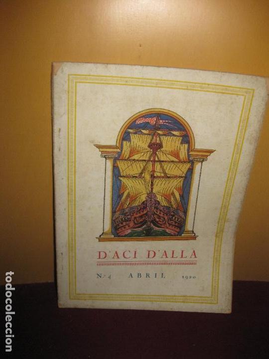 Collectionnisme de Revues et Journaux: REVISTA D'ACI D'ALLA. ABRIL N&ordm; 4. 1920.  UN INTERESSANT PROJECTE DE CASES A BON PREU A BARCELONA..