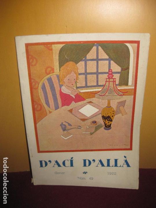 Coleccionismo de revistas y peri&oacute;dicos: REVISTA D'ACI D'ALLA. GENER N&ordm; 49. 1922. INAUGURACIO DE L'ESTADI CATALA BARCELONA-SPARTA DE PRAGA