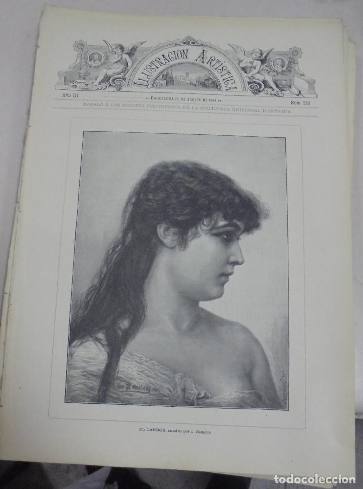 Collezionismo di Riviste e Giornali: REVISTA. LA ILUSTRACION ARTISTICA. A&Ntilde;O III BARCELONA. 25 AGOSTO 1884. N&ordm; 139