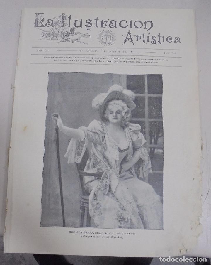 Collection Magazines and Newspapers: REVISTA. LA ILUSTRACION ARTISTICA. A&Ntilde;O XIII BARCELONA. 8 ENERO 1894. N&ordm; 628