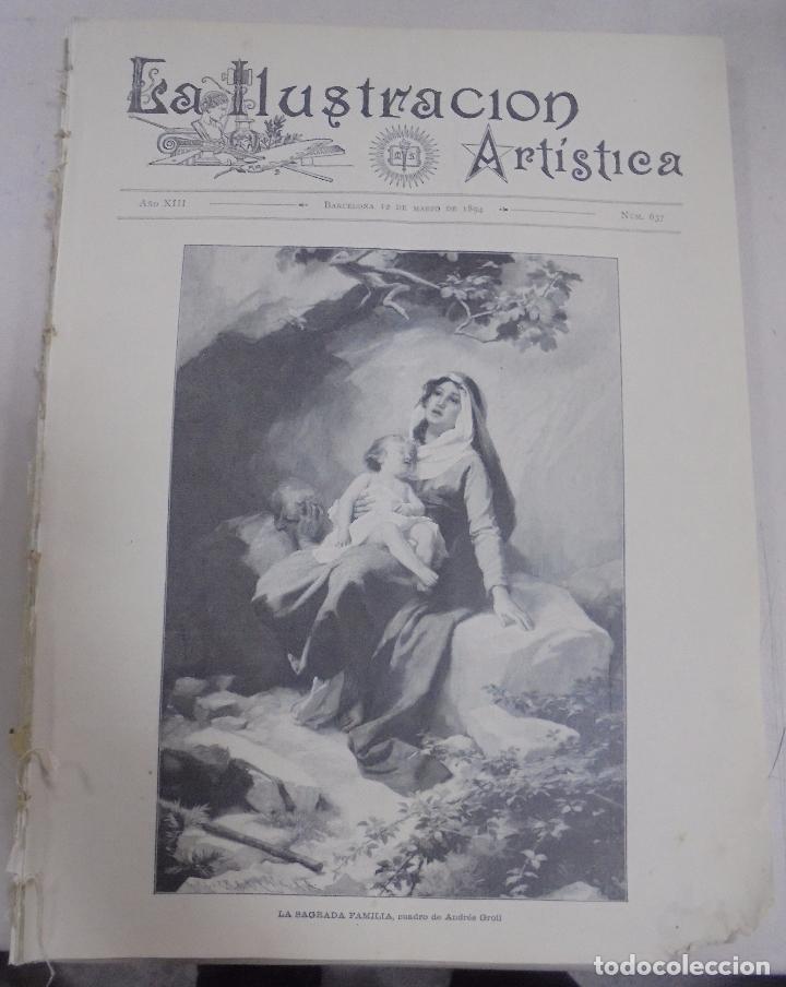 Collezionismo di Riviste e Giornali: REVISTA. LA ILUSTRACION ARTISTICA. A&Ntilde;O XIII BARCELONA. 12 MARZO 1894. N&ordm; 637