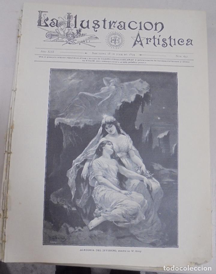 Collection Magazines and Newspapers: REVISTA. LA ILUSTRACION ARTISTICA. A&Ntilde;O XIII BARCELONA. 18 JUNIO 1894. N&ordm; 651