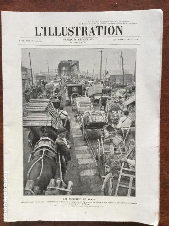 Sammeln von Zeitschriften und Zeitungen: L'ILLUSTRATION 16 FEBRERO 1924 N 4224 EL ATASCO DE TOKIO
