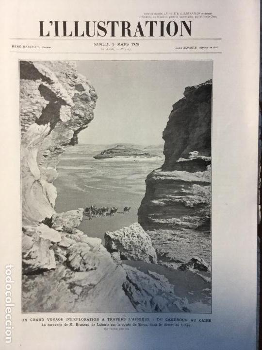 Coleccionismo de revistas y peri&oacute;dicos: L'ILLUSTRATION 08 DE MARZO 1924 N 4227 EGIPTO EL VALLE DE LOS REYES Y LAS REINAS NIGER