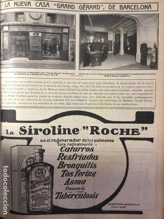 Collection Magazines and Newspapers: LA NUEVA CASA GRAND GERARD EN BARCELONA .MADAME .HOJA REVISTA 1913
