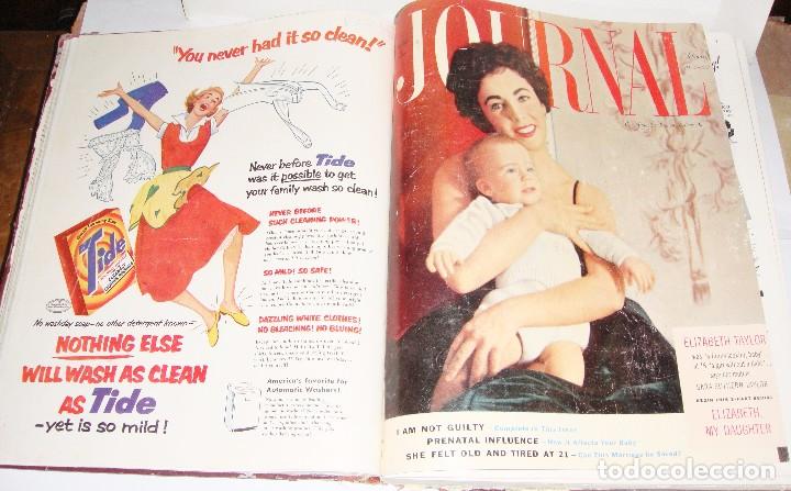 Coleccionismo de revistas y peri&oacute;dicos: Revistas encuadernadas. Journal. Ladies&acute; Home. 1954.