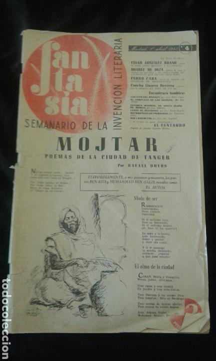 Coleccionismo de Revistas y Peri&oacute;dicos: Fantas&iacute;a. Semanario de la Invenci&oacute;n Literaria. N&uacute;m. 4 (1945)