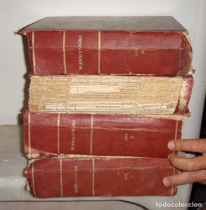 Sammeln von Zeitschriften und Zeitungen: Revista Blanco y Negro. 1926. Encuadernada. 4 Vol&uacute;menes.
