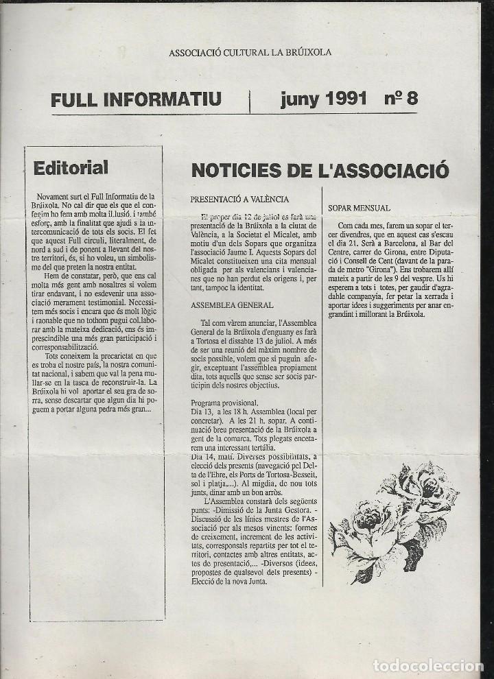 Collection Magazines and Newspapers: LOTE DE 29 BOLETINES DE L'ASSOCIACI&Oacute; CULTURAL 'LA BR&Uacute;IXOLA', A&Ntilde;OS 1991 A 1994.