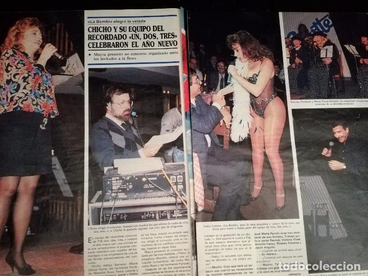 Coleccionismo de Revistas y Peri&oacute;dicos: Recorte de un dos tres de revista semana a&ntilde;o 1989.