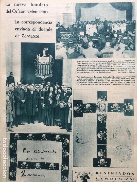 Coleccionismo de revistas y peri&oacute;dicos: LA NUEVA BANDERA ORFE&Oacute;N VALENCIANO VALENCIA .HOJA REVISTA A&Ntilde;O 1933