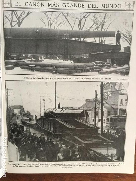 Collezionismo di Riviste e Giornali: EL CA&Ntilde;&Oacute;N M&Aacute;S GRANDE DEL MUNDO .40 CM.REVISTA A&Ntilde;O 1915