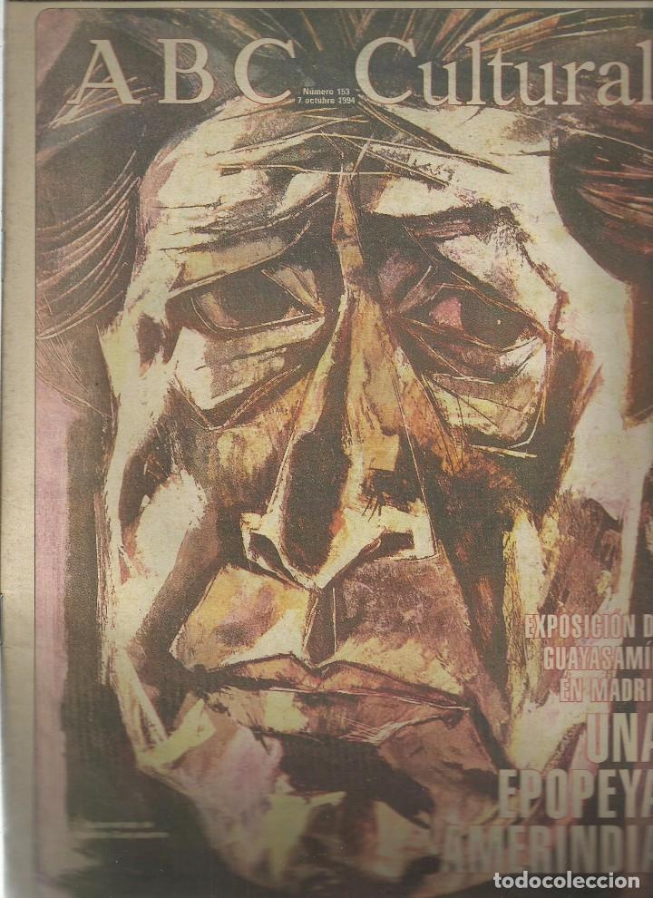 Coleccionismo de Revistas y Peri&oacute;dicos: ABC CULTURAL. N&ordm; 153. 7 OCTUBRE 1994. GUAYASAMIN,CREACION ETICA, DESECHOS NUCLEARES, JOVENES ESCRITO