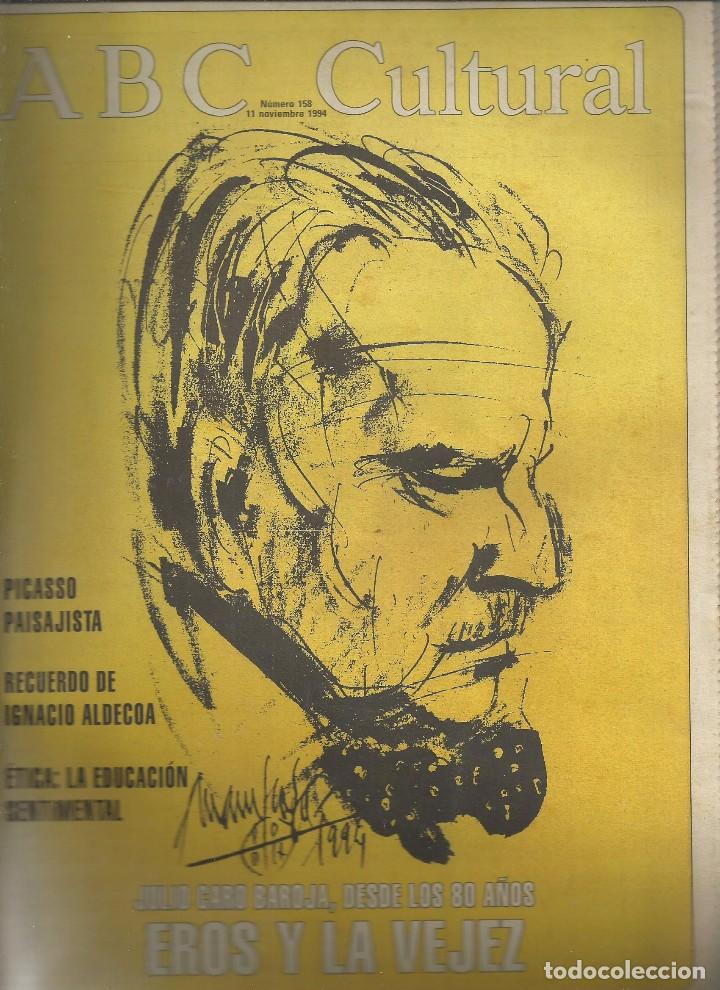 Coleccionismo de Revistas y Peri&oacute;dicos: ABC CULTURAL. N&ordm; 158. 11 NOVIEMBRE 1994. CARO BAROJA,PICASSSO,TEATRO ZARZUELA, ALIMENTOS ALTERADOS