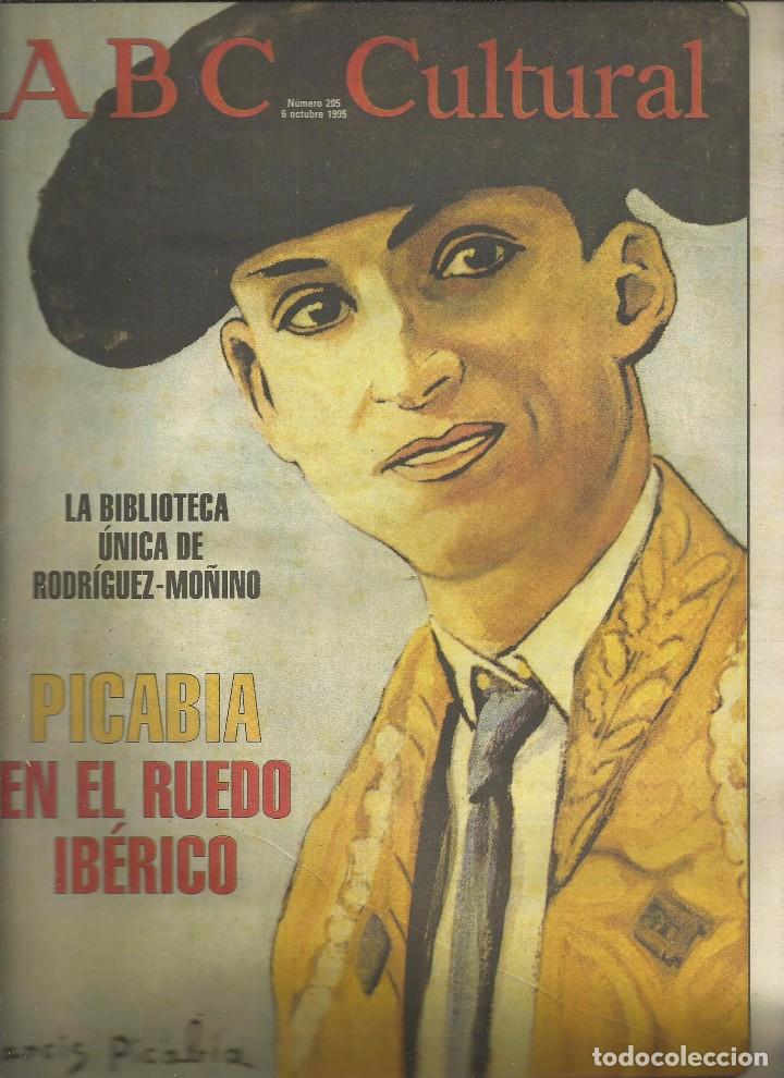 Coleccionismo de Revistas y Peri&oacute;dicos: ABC CULTURAL N&ordm; 205, 6 OCTUBRE 1995. BIBLIOTECA ROGRIGUEZ-MO&Ntilde;INO,PICABIA,PALAU DE VALENCIA.