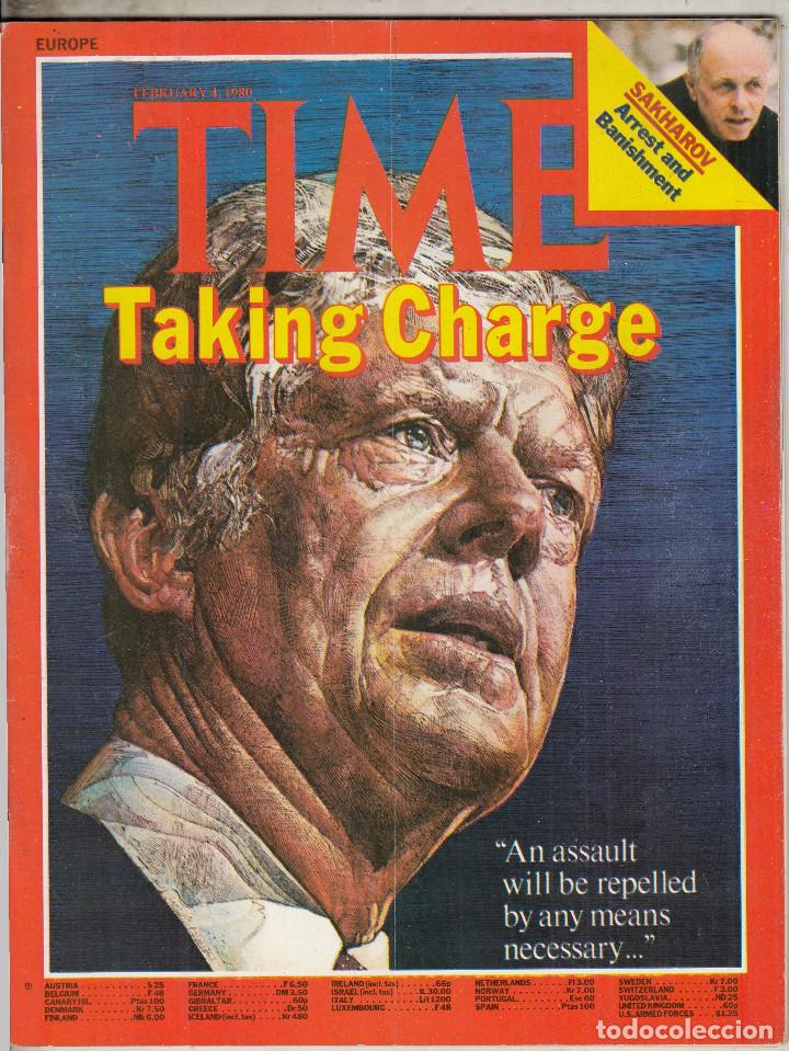 Collection Magazines and Newspapers: REVISTA TIME 4 FEBRERO A&Ntilde;O 1980.TOMANDO EL CARGO.