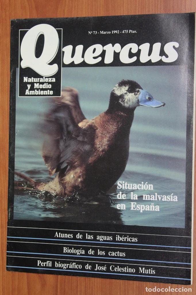 Coleccionismo de revistas y peri&oacute;dicos: REVISTA QUERCUS - CUADERNO 73 - MARZO 1992 MALVASIA ESPA&Ntilde;A, ATUNES AGUAS IBERICAS, BIOLOGIA CACTUS