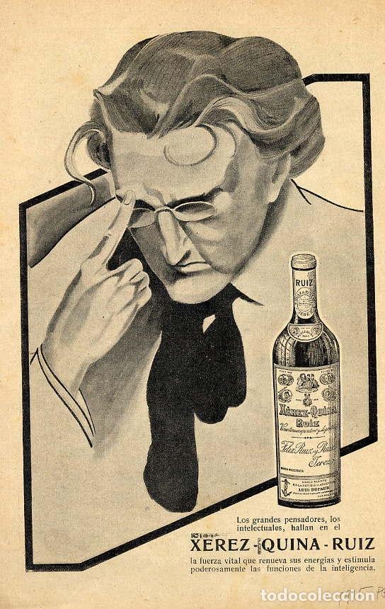 Coleccionismo de Revistas y Peri&oacute;dicos: JEREZ QUINA RUIZ 1915 ARGENTINA HOJA REVISTA