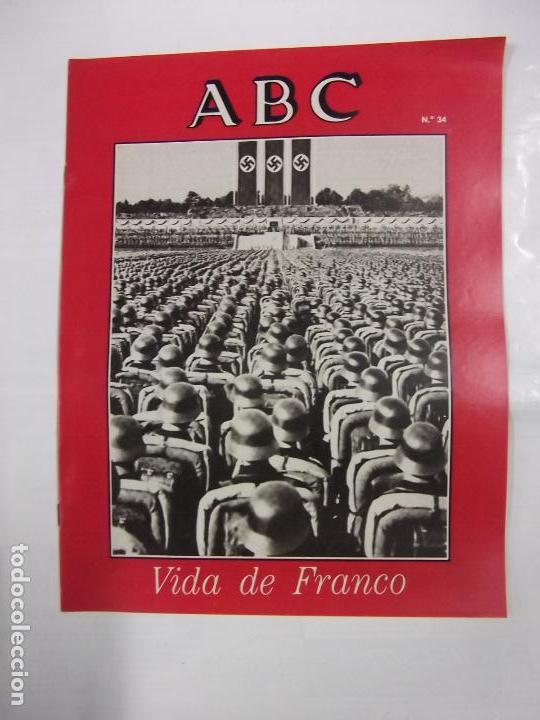 Coleccionismo de revistas y peri&oacute;dicos: VIDA DE FRANCO. FASCICULO N&ordm; 34. ABC. TDKR40