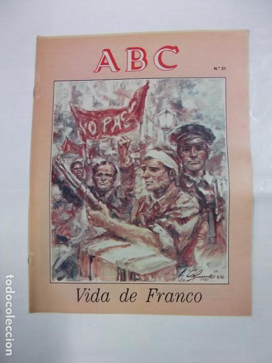 Coleccionismo de revistas y peri&oacute;dicos: VIDA DE FRANCO. FASCICULO N&ordm; 21. ABC. TDKR40