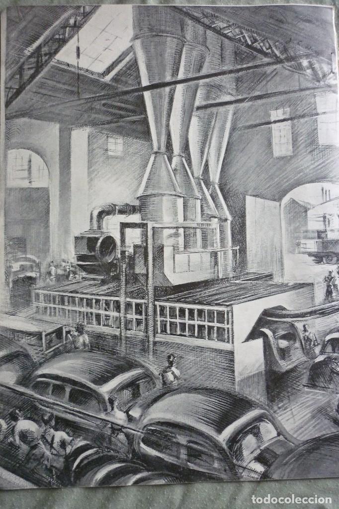 Coleccionismo de Revistas y Peri&oacute;dicos: REVISTA FORD PUBLICIDAD ORIGINAL A&Ntilde;O 1935. DIBUJO J.C. REY. TALLER DE MONTAJE