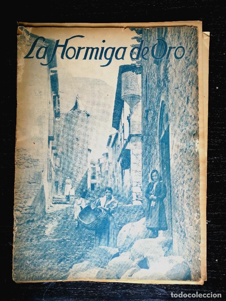 Coleccionismo de revistas y peri&oacute;dicos: LUSTRACI&Oacute;N CATOLICA - LA HORMIGA DE ORO - 1927 N&ordm;7 - PERAY MARCH JURANDO BANDERA EN EL CUARTEL DE JA