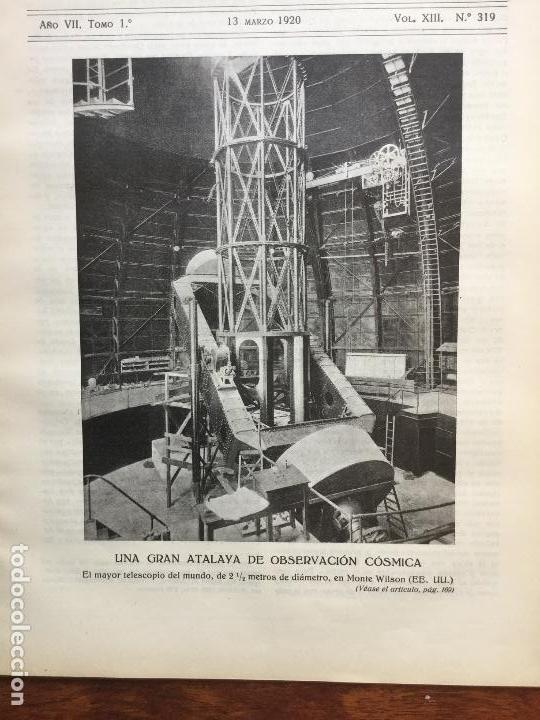 Sammeln von Zeitschriften und Zeitungen: EL MAYOR TELESCOPIO DEL MUNDO ASTRONOMIA  .MONTE WILSON EE.UU .REVISTA A&Ntilde;O 1929