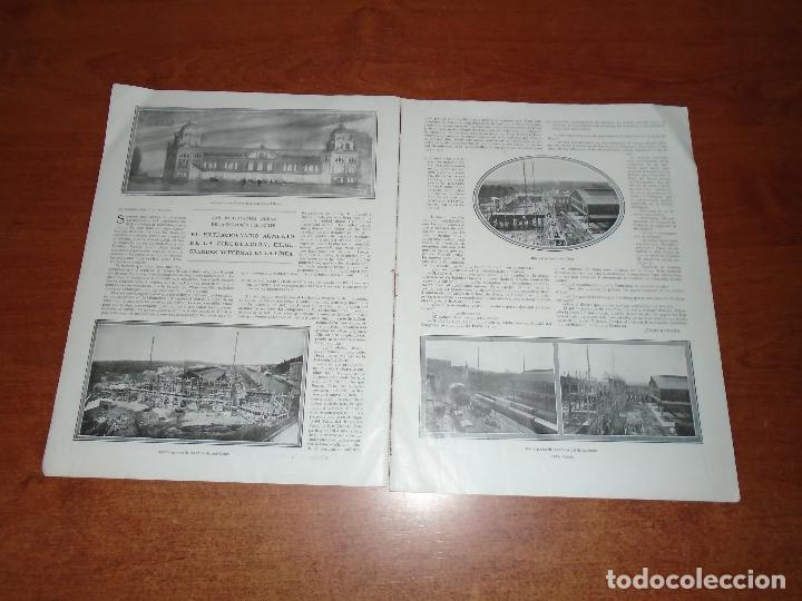 Coleccionismo de Revistas y Peri&oacute;dicos: ART&Iacute;CULO PRENSA 1928 IMPORTANTES OBRAS DE AMPLIACI&Oacute;N DE LA ESTACI&Oacute;N DEL NORTE EN MADRID