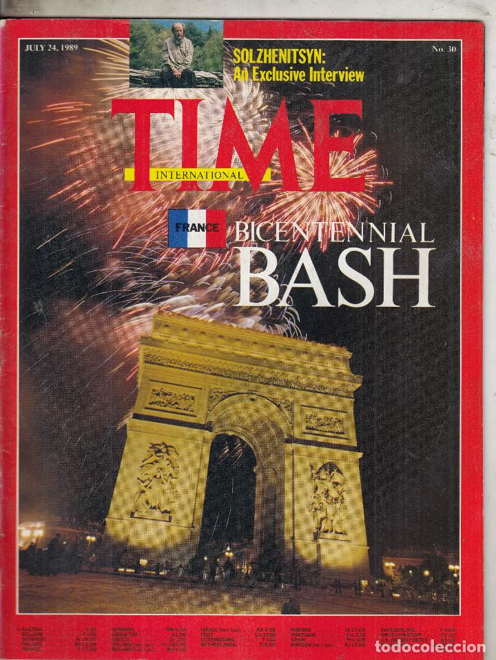 Collection Magazines and Newspapers: REVISTA TIME 24 JUNIO A&Ntilde;O 1989. FRANCIA BICENTENARIO TIMIDO.