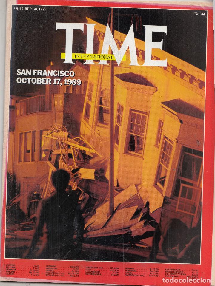 Collezionismo di Riviste e Giornali: REVISTA TIME 30 OCTUBRE A&Ntilde;O 1989. SAN FRANCISCO 17 OOCTUBRE 1989.