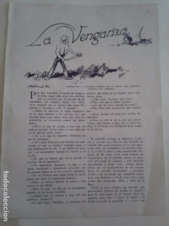 la venganza. cuento. jose mas. martinez d - Compra venta en todocoleccion