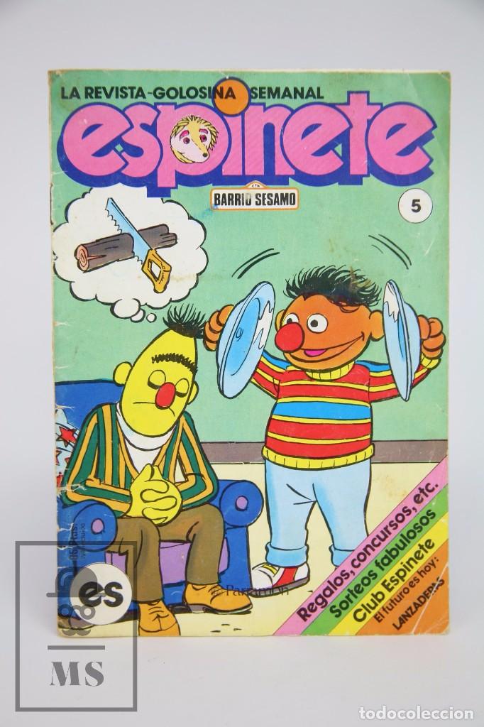 Coleccionismo de Revistas y Peri&oacute;dicos: Revista Juvenil - Revista Semanal Espinete / Barrio S&eacute;samo, N&ordm; 5 - Multilibro SA, 1986