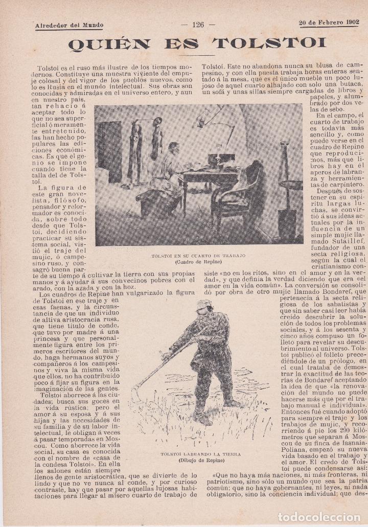 Coleccionismo de Revistas y Peri&oacute;dicos: Quien es Tolstoi - 1902