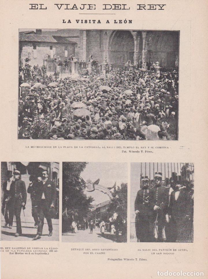 Coleccionismo de Revistas y Peri&oacute;dicos: Viaje del rey ( Alfonso XIII a Le&oacute;n, la Felguera y Avil&eacute;s)  -1902