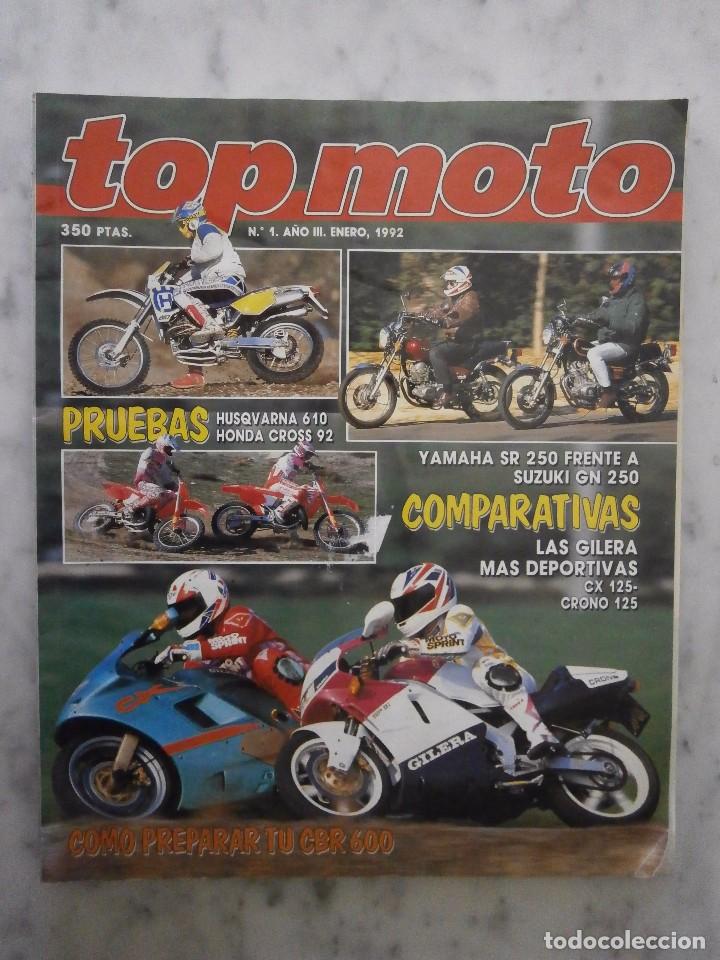 Sammeln von Zeitschriften und Zeitungen: revista  top moto n&ordm; 1 a&ntilde;o III enero 1992 como preparar tu CBR 600