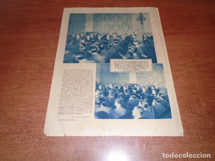 Colecionismo de Revistas e Jornais: RETAL PRENSA 1933 FOTOGRAF&Iacute;AS DEL GENERAL SANJURJO DECLARANDO EN LA SALA DEL SUPREMO