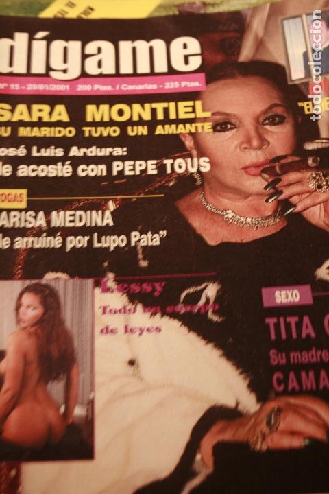 Coleccionismo de revistas y peri&oacute;dicos: SARA MONTIEL  MARISA MEDINA   2001