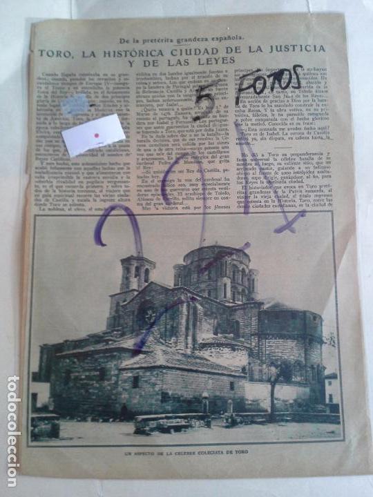 Sammeln von Zeitschriften und Zeitungen: ZAMORA.  TORO.  FRANCISCO  MENDIZABAL.  FOTOS  CARVAJAL.  1925.
