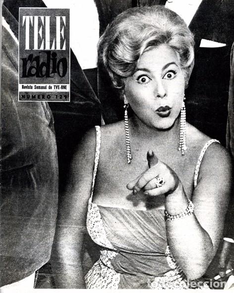 Sammeln von Zeitschriften und Zeitungen: Teleradio. Revista Tele Radio n. 129. 13/06/1960. Estela Rabal. Cantante de los cinco latinos.
