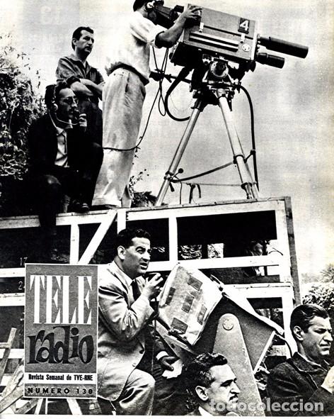 Sammeln von Zeitschriften und Zeitungen: Teleradio. Revista Tele Radio n. 130. 20/06/1960. TVE en el trofeo Conde de Godo.