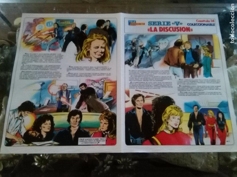 Sammeln von Zeitschriften und Zeitungen: coleccionable a&ntilde;os 80 serie v comic - los visitantes - teleindiscreta tele indiscreta capitulo 14
