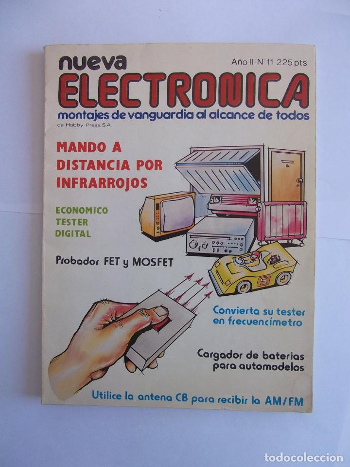Colecionismo de Revistas e Jornais: REVISTA FASCICULO NUEVA ELECTRONICA N&ordm; 11. A&Ntilde;O II. MANDO A DISTANCIA POR INFRARROJOS. TDKR46