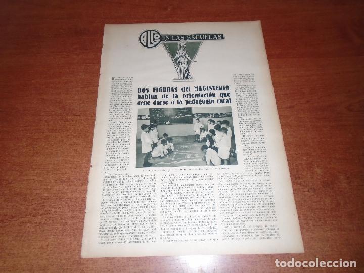Collectionnisme de Revues et Journaux: ART&Iacute;CULOS PRENSA 1935: GRUPO ESCOLAR PERE VILA, BARCELONA
