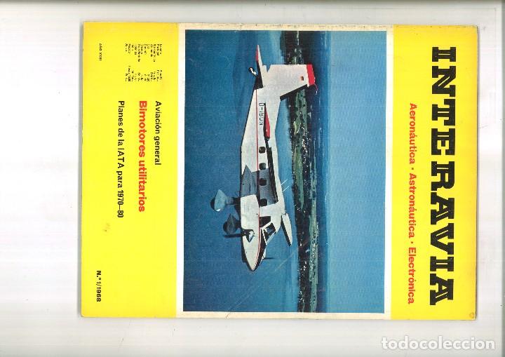 Sammeln von Zeitschriften und Zeitungen: INTERAVIA. AERON&Aacute;UTICA-ASTRON&Aacute;UTICA-ELECTR&Oacute;NICA. N&ordm; 1/1968