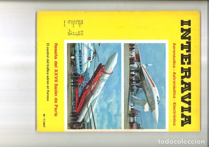 Collectionnisme de Revues et Journaux: INTERAVIA. AERON&Aacute;UTICA-ASTRON&Aacute;UTICA-ELECTR&Oacute;NICA. N&ordm; 7/1967