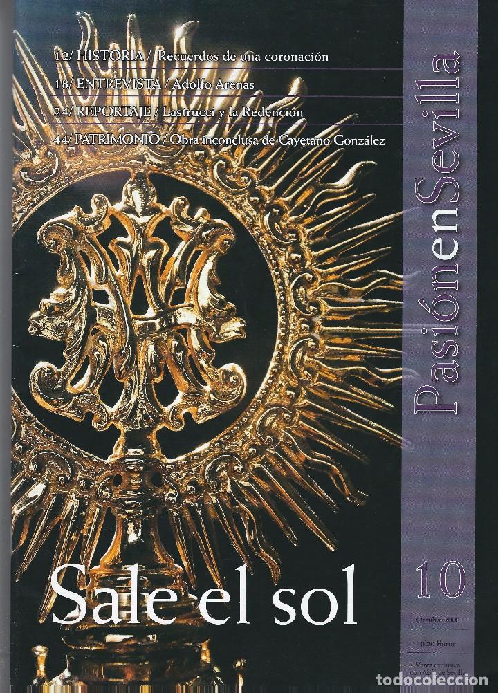 Coleccionismo de Revistas y Peri&oacute;dicos: SEMANA SANTA SEVILLA. SUPLEMENTO ABC PASI&Oacute;N EN SEVILLA N&ordm;10. OCTUBRE 2008