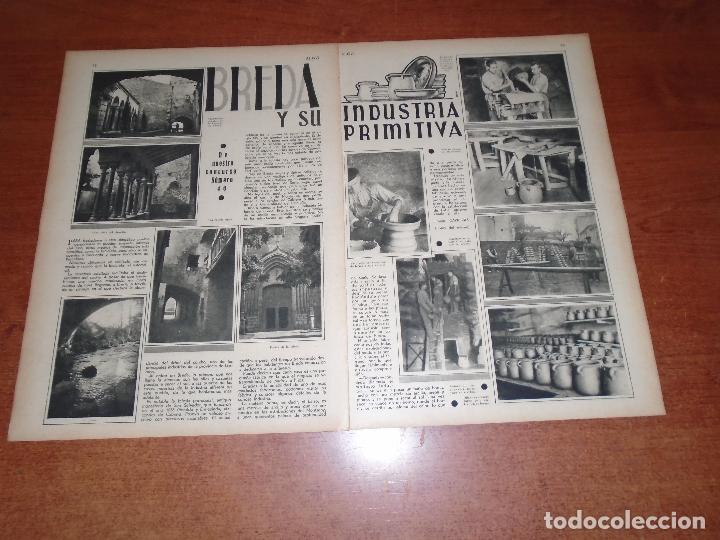 Collectionnisme de Revues et Journaux: RETAL PRENSA 1934: BREDA (GERONA) Y SU INDUSTRIA PRIMITIVA